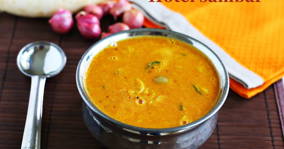 Hotel sambar recipe | Sambar recipe | Jeyashri's Kitchen