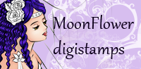 Moonflower Digi Stamps