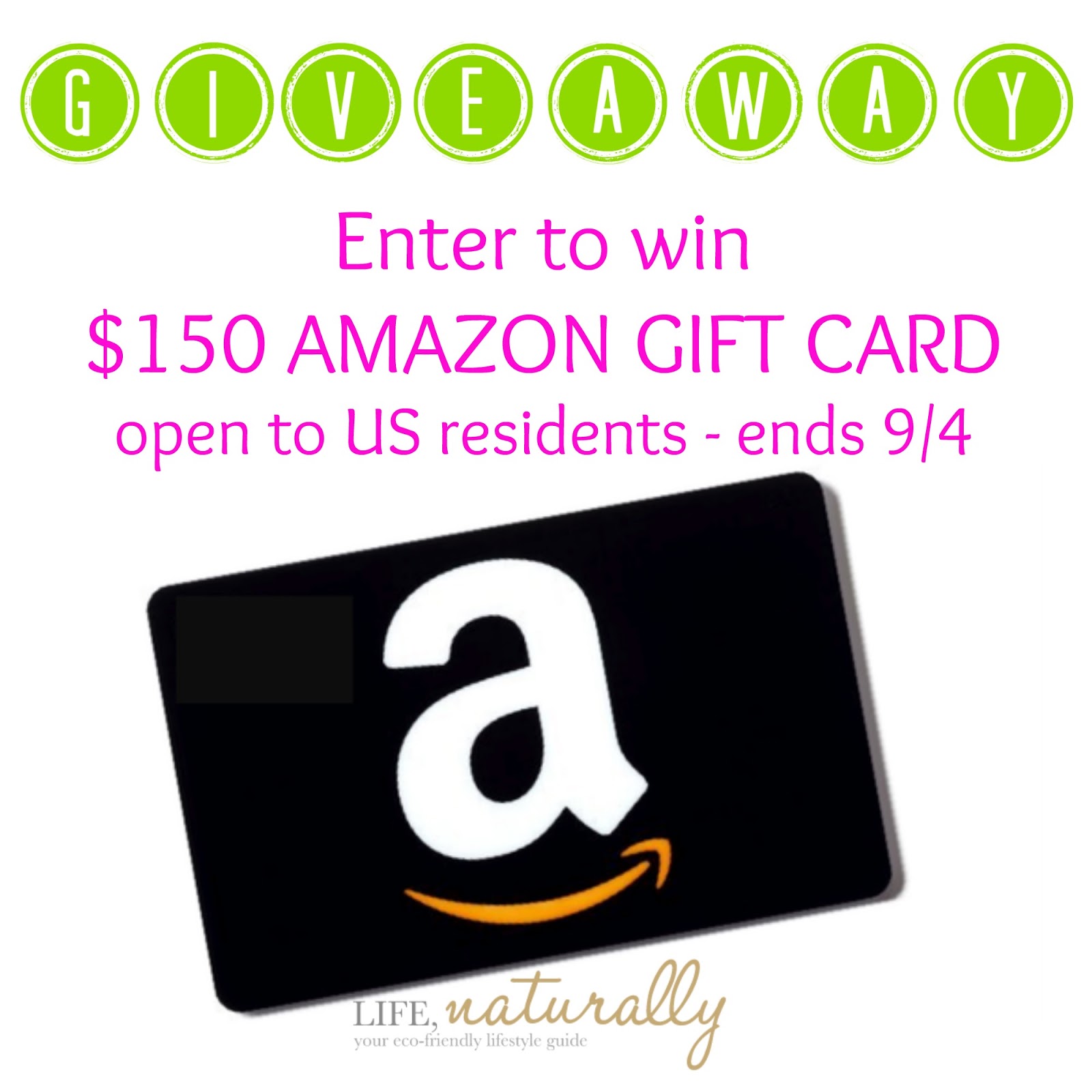Living Simply 150 AMAZON GIFT CARD GIVEAWAY las930 and DROP_PRICE