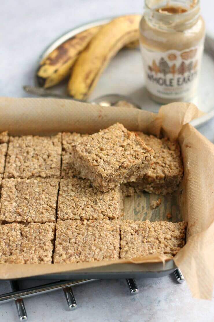 Honey and Peanut Butter Flapjacks A Cornish Food Blog Jam and