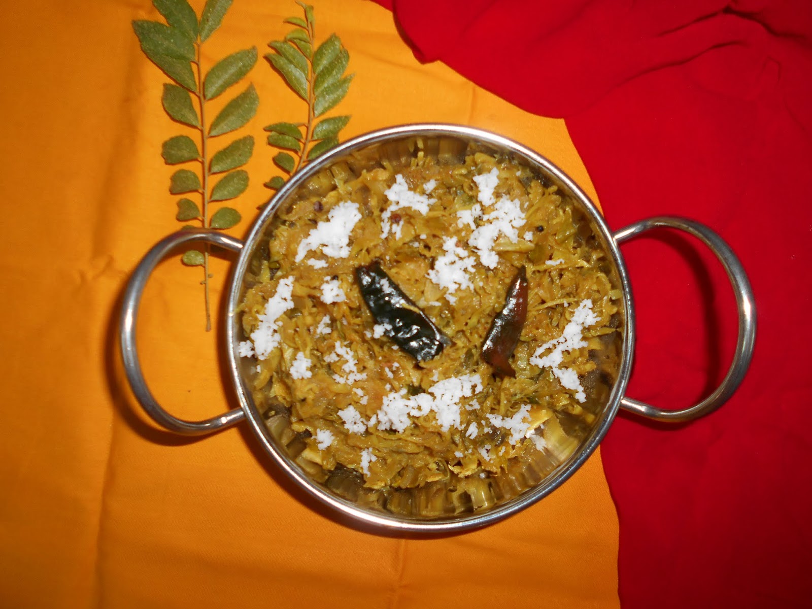 Paramita's Kitchen Cabbage Thoran / Kerala Style Cabbage Thoran