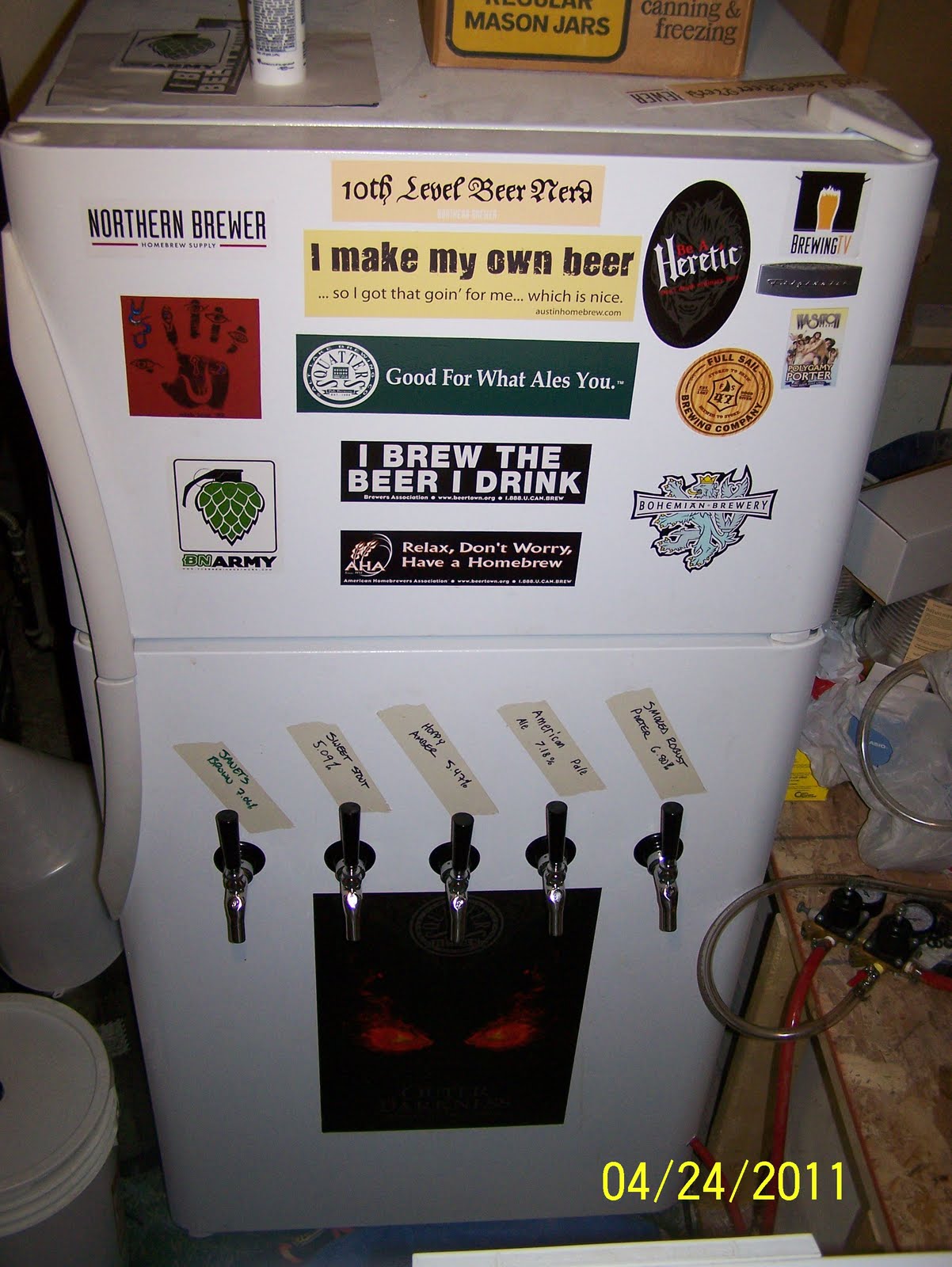 Bighand Brewery Kegging, Conditioning and Fermentation Setup