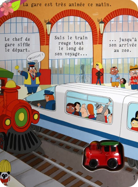 "Le voyage en train" publié par les éditions Usborne
