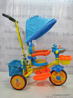 3 Sepeda Roda Tiga GoldBaby Pororo Eddy in Orange and Blue