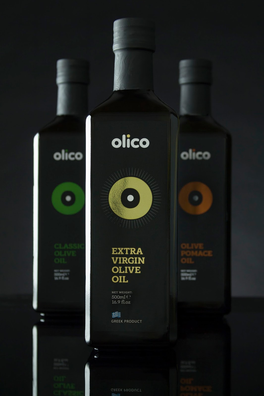 Olico Olive Oil Products on Packaging of the World Creative Package