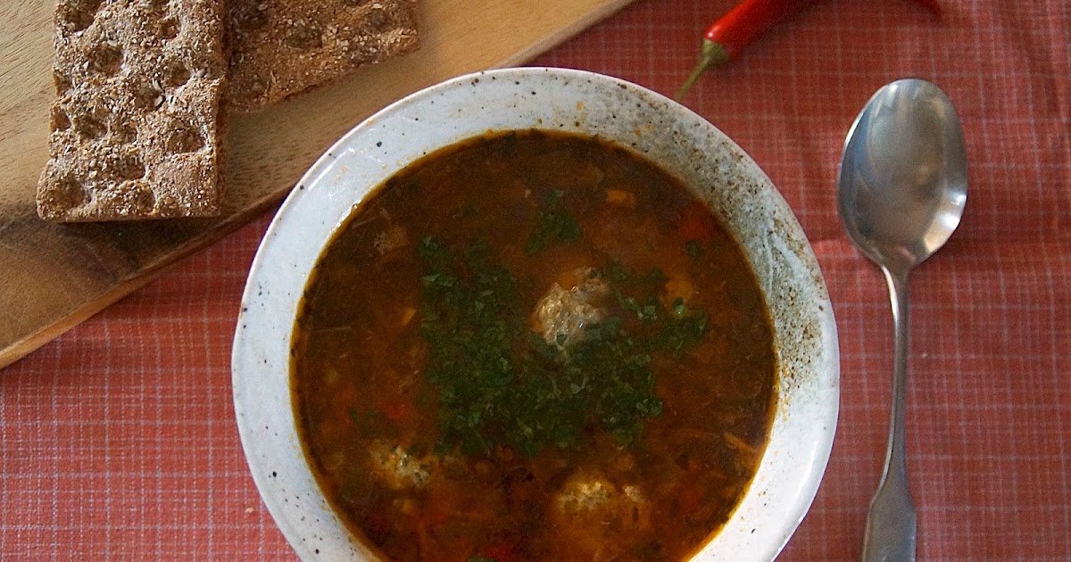 mea culina: Würzige Gemüsesuppe mit Fleischklößchen, leicht ...