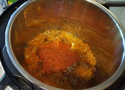 pot pressure cooker spaghetti meat pasta frieda bread loves friedalovesbread ta recipe recipes