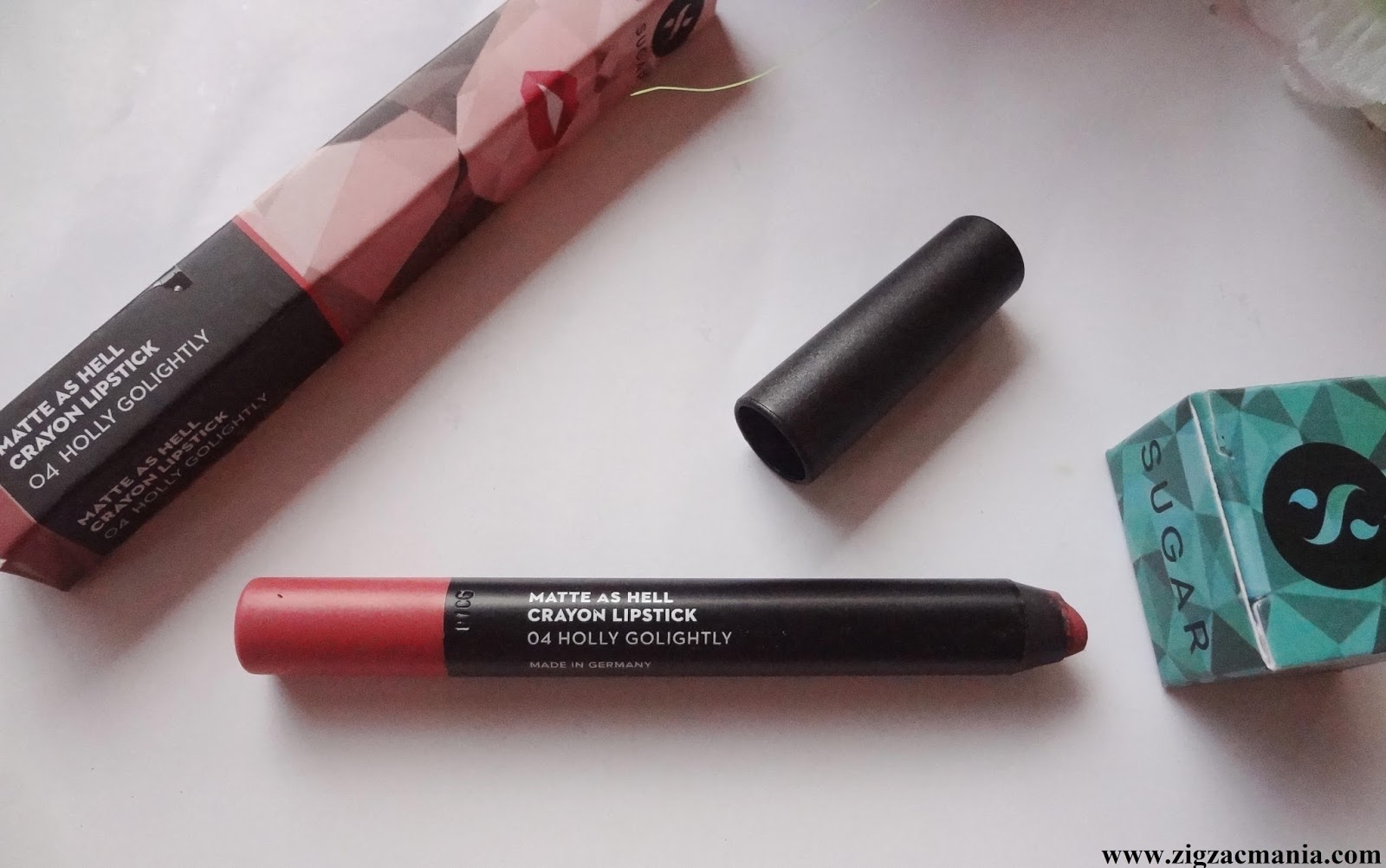Sugar Cosmetics Matte As Hell (Holly Golightly) Crayon Lipstick | Review &  Swatch