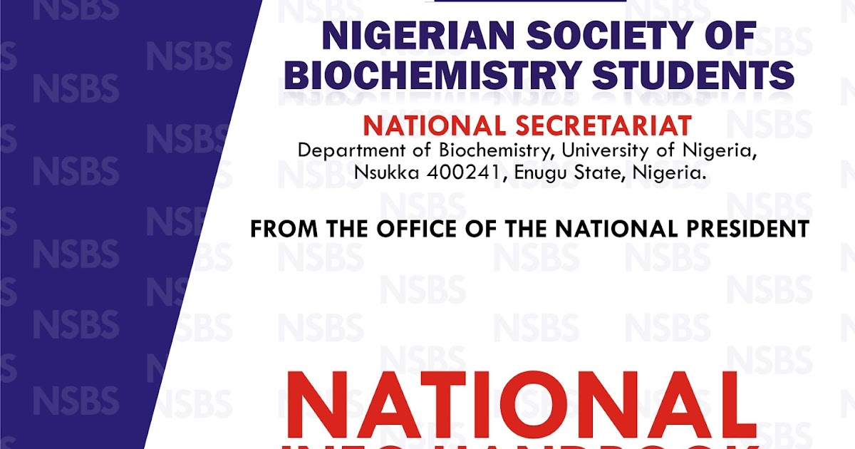 NIGERIA SOCIETY OF BIOCHEMISTRY STUDENTS (NSBS)