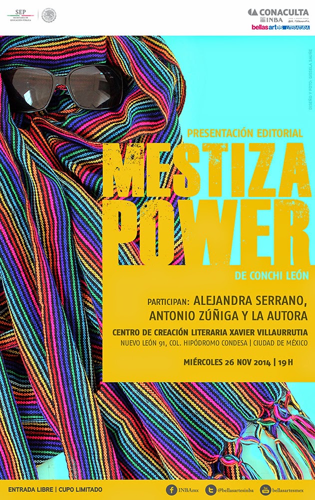 Presentación del libro electrónico "Mestiza Power" de Conchi León en el @CCLXV 