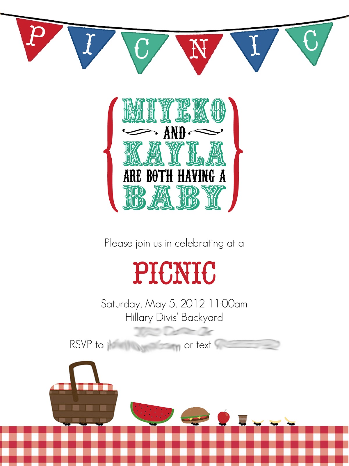 Divislicious Picnic Baby Shower