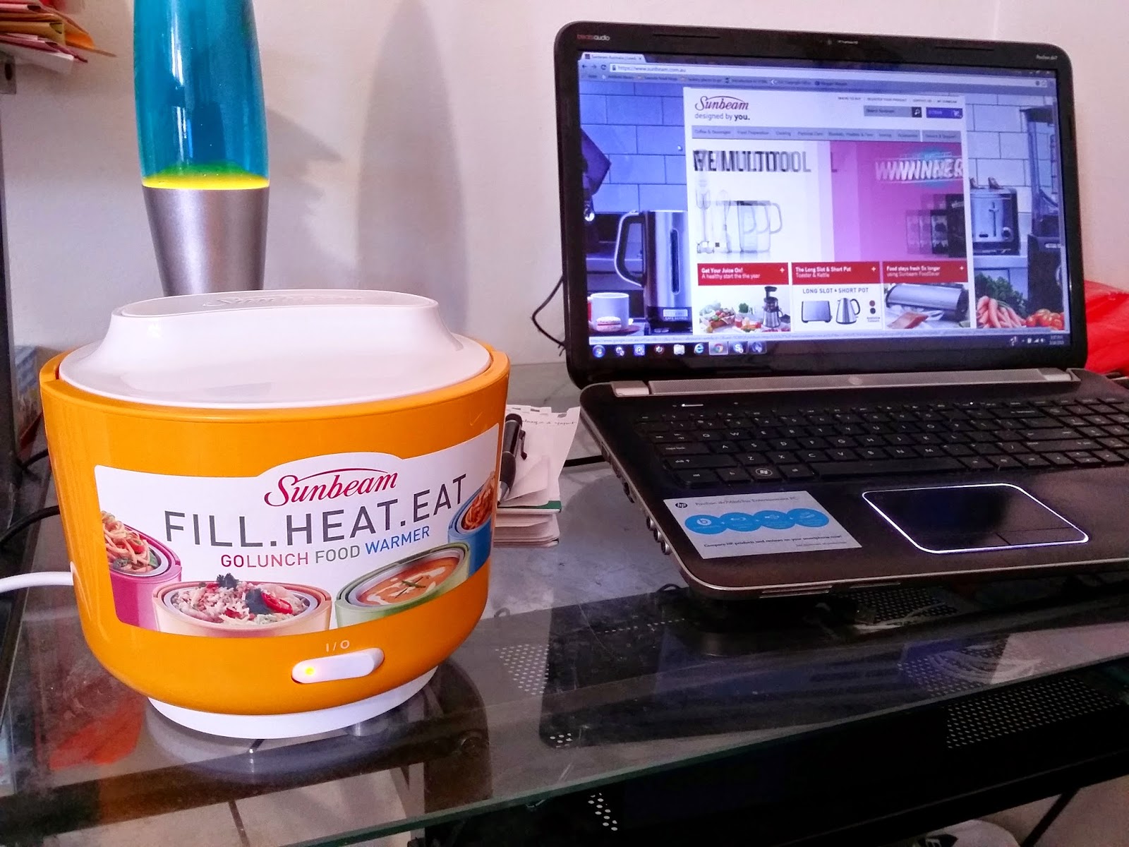 Mye's Kitchen Sunbeam GoLunch Food Warmer Product Review.