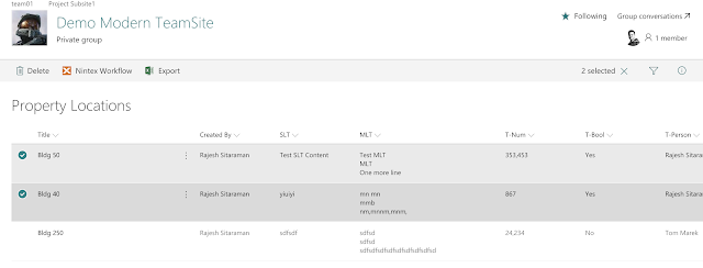 SharePoint Online Modern List - Export Selected Items to Excel