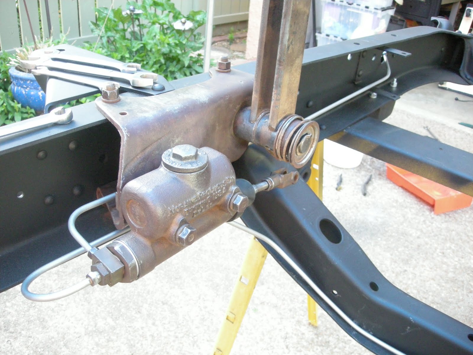 1954 Chevy Truck EV Conversion: Master Cylinder and Brake Lines