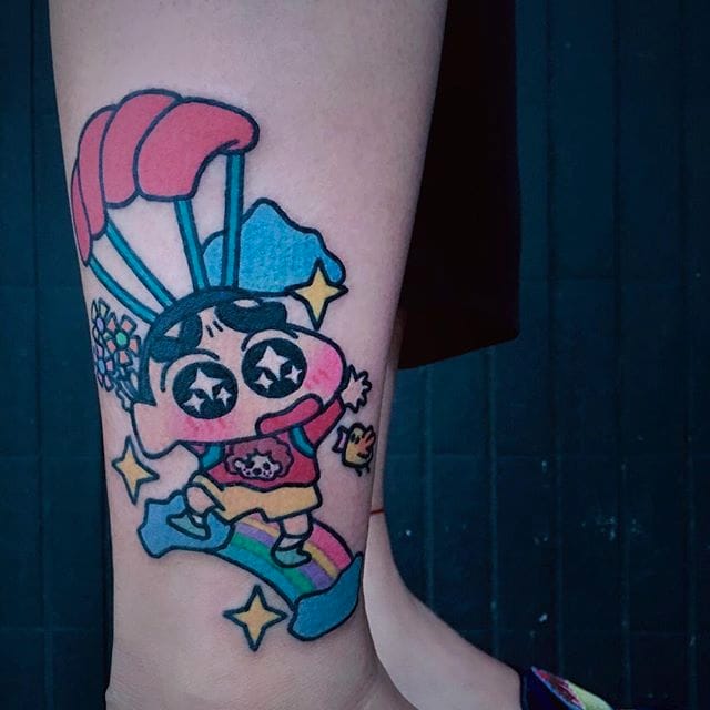 Bubbly Artist Pikkapimingchen Creates Lovable Cartoon Style Tattoos.
