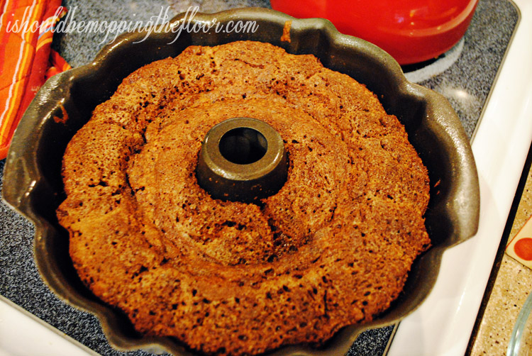 Baby Food Bundt Cake i should be mopping the floor