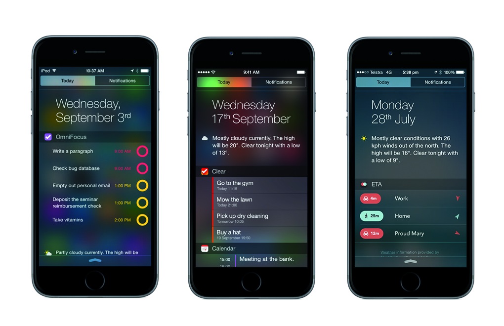 Widgets para o iOS8 | Aberto até de Madrugada