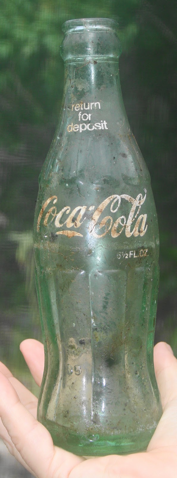 TreasureGuide's Bottle Barn Painted Label 6.5 Oz. Return Deposit Coca