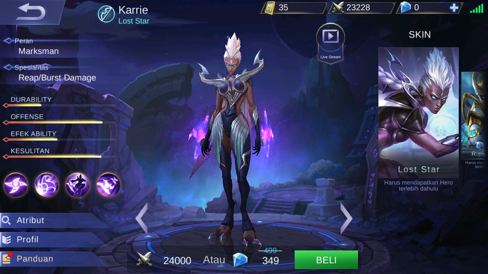 Wallpaper Karrie Mobile Legend