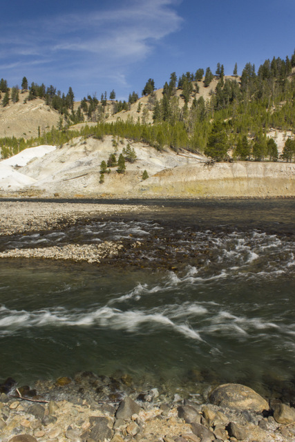 Yellowstone River above Tower Falls