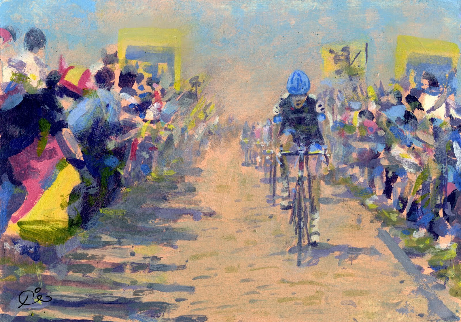 PAINTING LE TOUR ParisRoubaix 2011