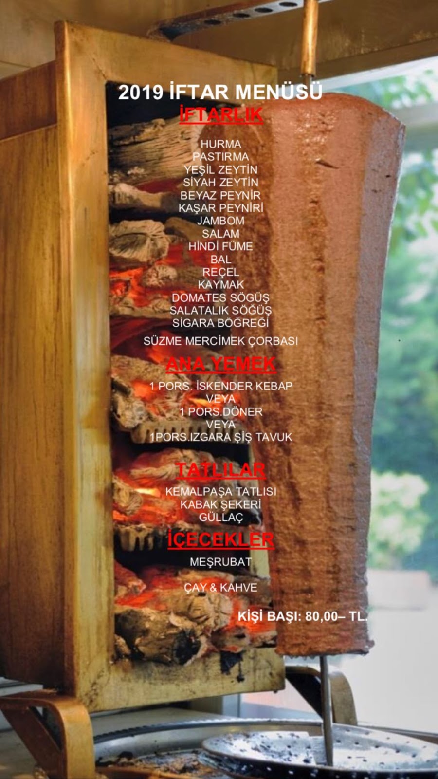 BURSA GARAJ KEBAP BEŞİKTAŞ İSTANBUL İFTAR MENÜSÜ Ne Kadara Yenir?