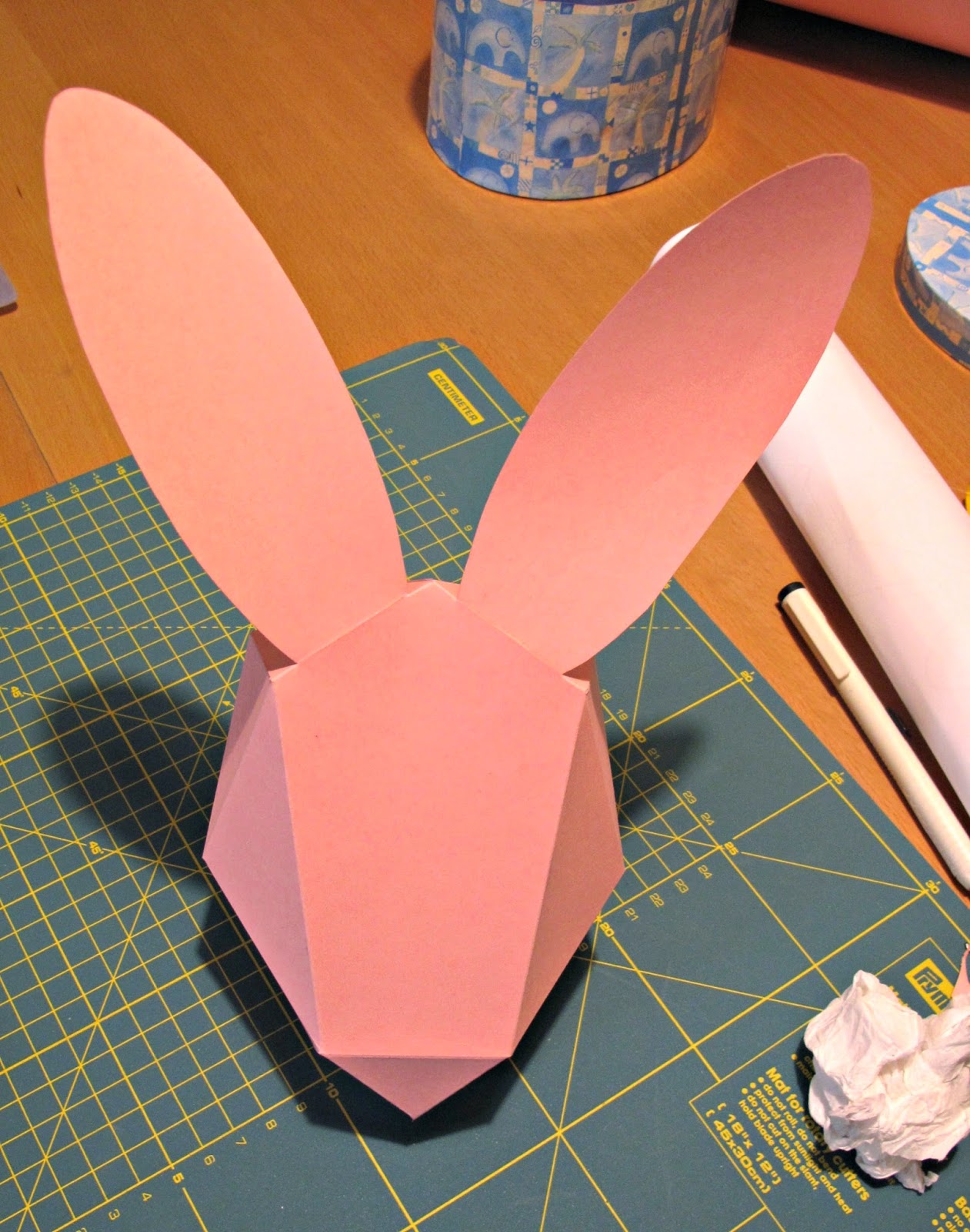 de Iaies?!: DIY, Faux Taxidermy Paper Rabbit Head