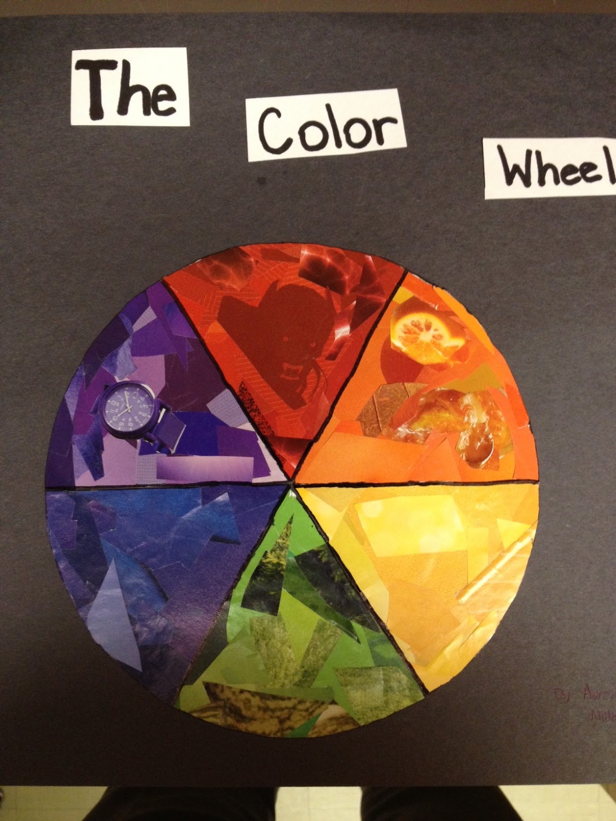 Unit colors. Color Wheel коллаж.