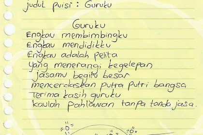 Dapatkan Gambar Buat Puisi Tentang Guruku Terbaru by Katacinta.co