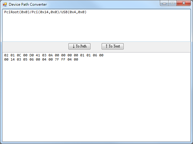 Leon Notes: DevicePath Converter