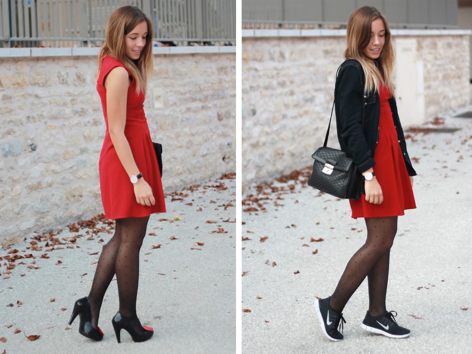 Blog mode lifestyle et bonne humeur ! La penderie de Chlo?�: D?�dramatiser la petite robe rouge