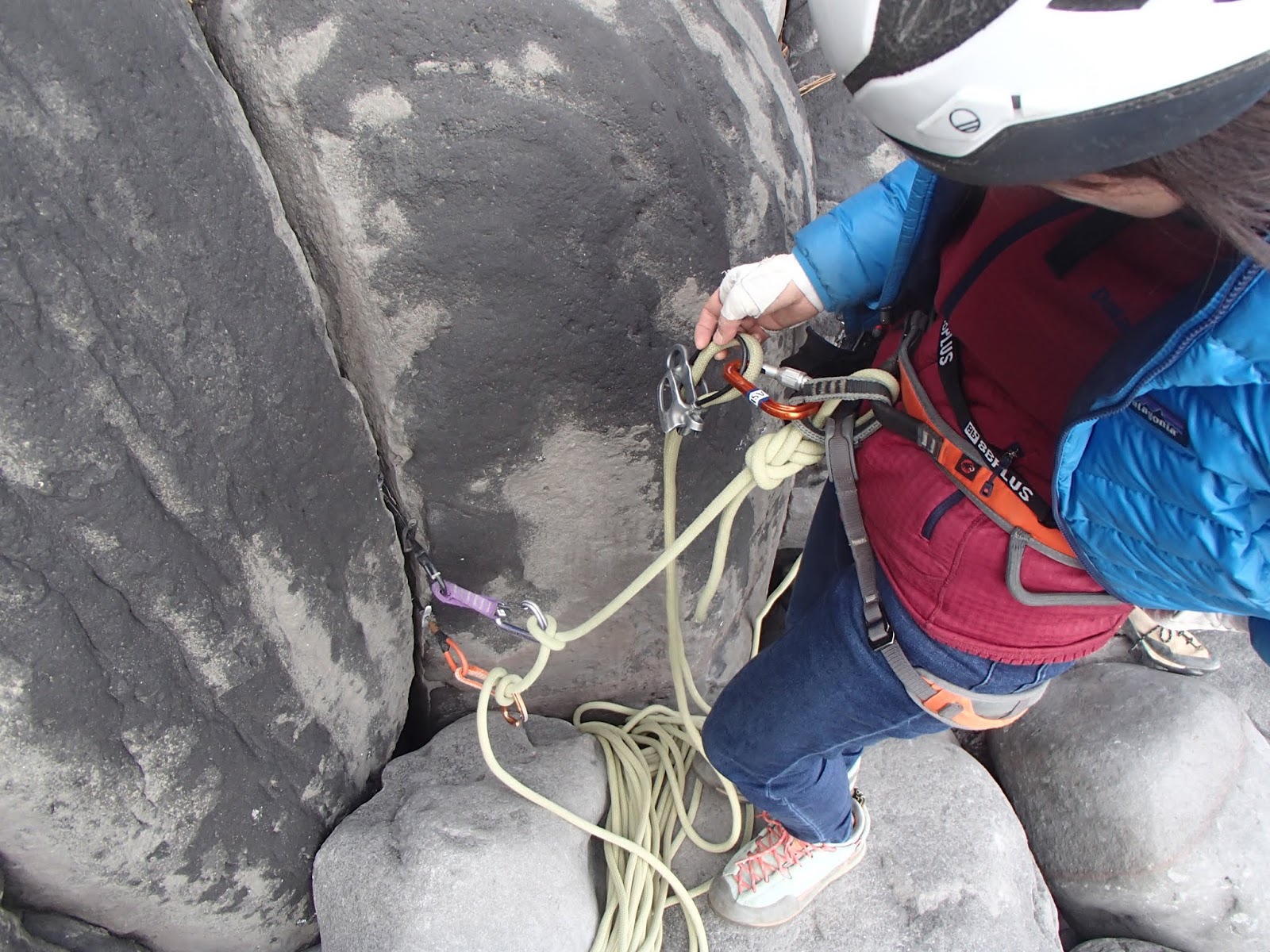 石田登山塾日誌 クライミング講習のクラス分け