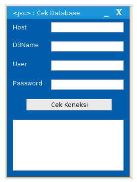 Gambar 1 - Program Koneksi Database di Java dan MySql