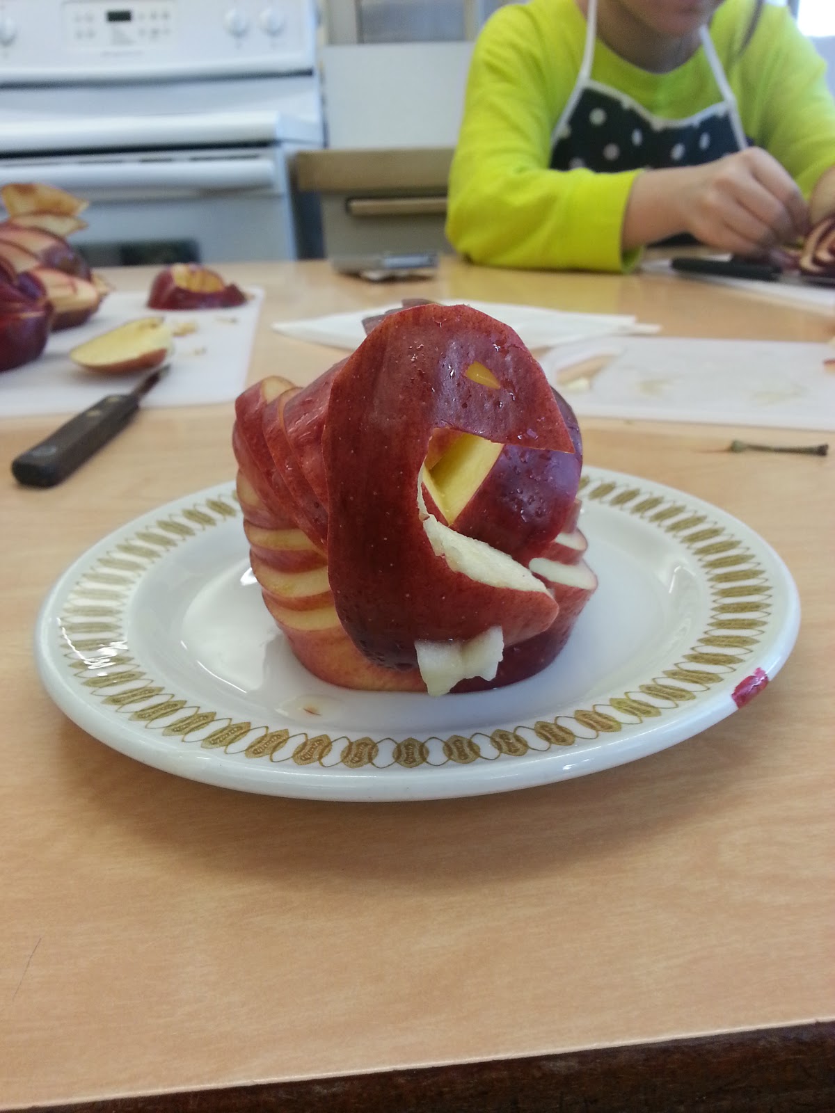 Food aRTist *Garnishing* Apple Bird♥