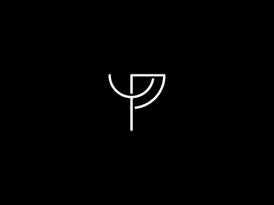 Letter YP Gaming Concept Logo