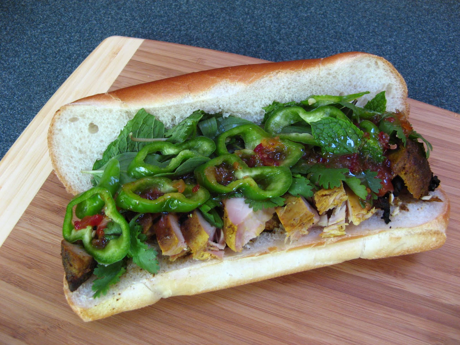 Duck Soup Easy Grilled Turmeric Chicken Sandwich and Radish Kimchi