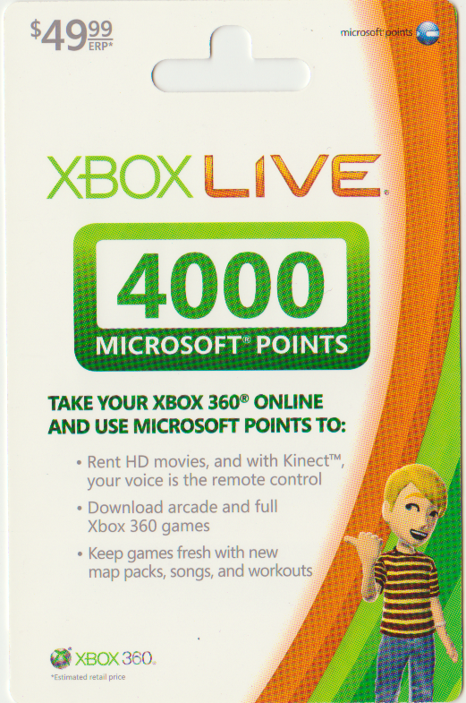 Collectomania Game Cards XBox Points