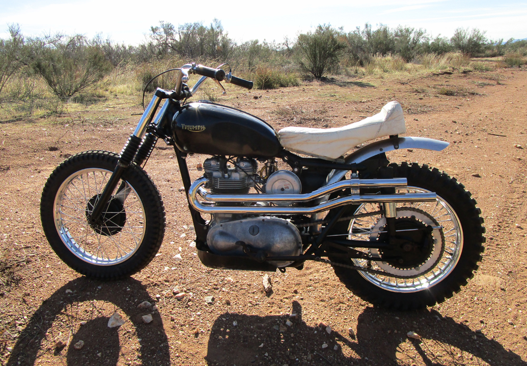 triumph desert sled