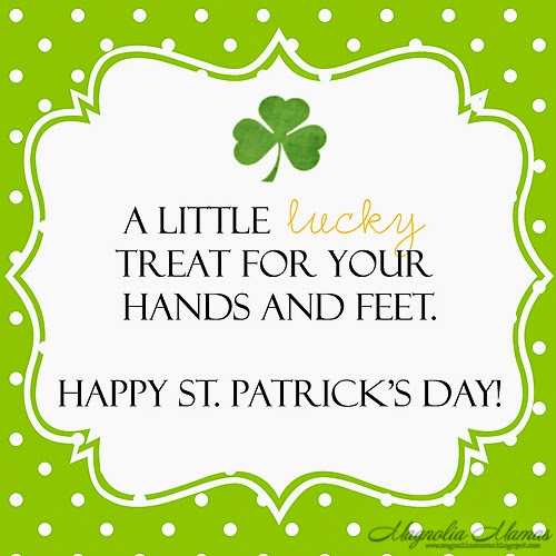 Magnolia Mamas : Leprechaun Lacquer photograph about Leprechaun Feet Printable named Magnolia Mamas : Leprechaun Lacquer