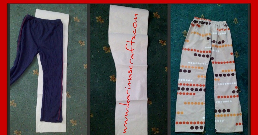 Karima's Crafts: Pajama Pants Mini Tutorial