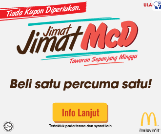 BE Nuffnang ke-13 : Jimat-Jimat McDonald's