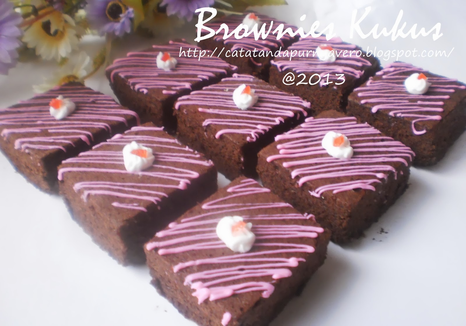 Resep pakai resep brownies Ny. Liem....