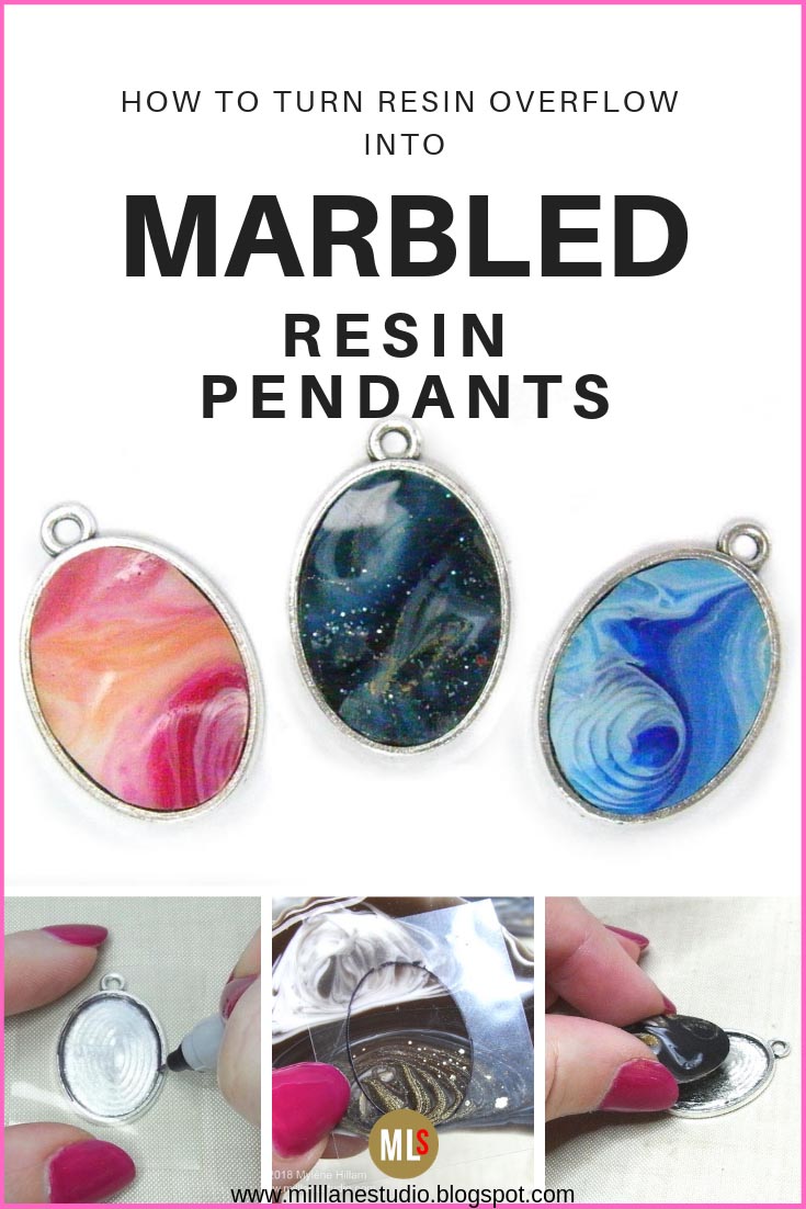 How to Make Pendants from Resin Art Overflow Mill Lane Studio