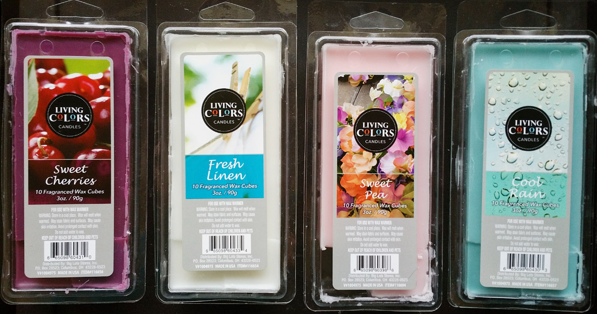 Scented Wax Melt Reviews Living Colors Scented Wax Melts (from Big