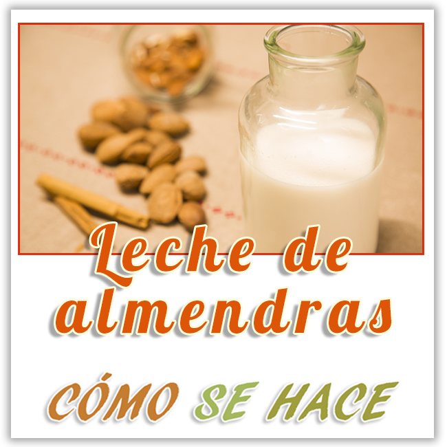  leche de almendras casera