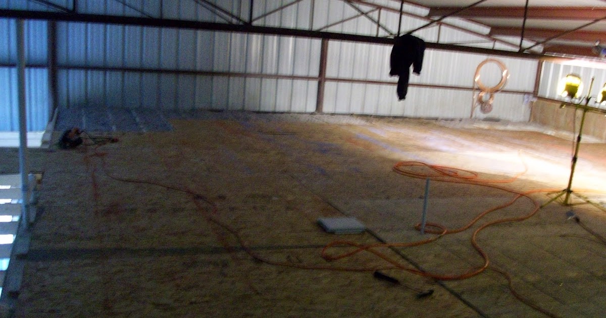 Barndominium: Attic decking