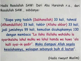 Life Is Gorgeous Khasiat Subhanallahi Wabihamdihi