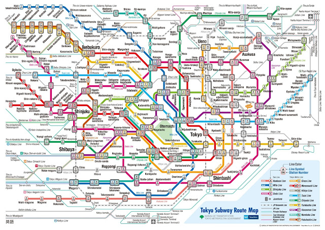 Tokyo's Map