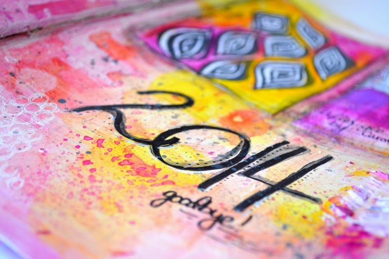 artful stories: Final Page Spread in my DLP 2014 Journal