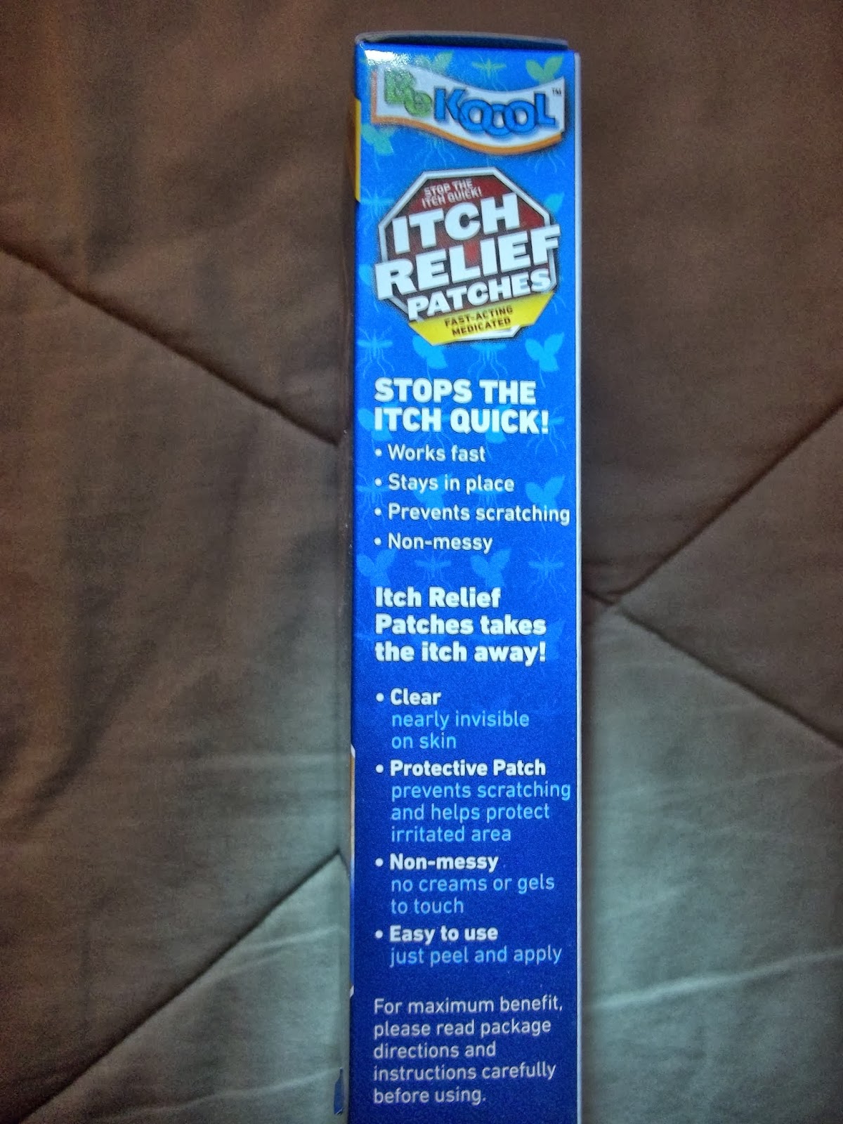 Heather Speaks Out Be Kool Itch Relief Patches Review